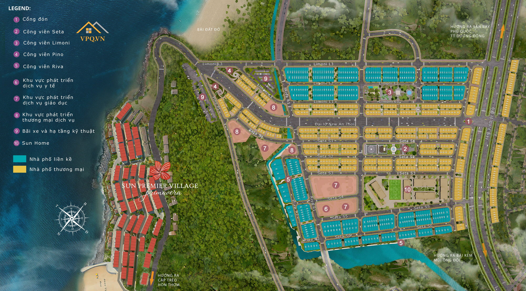 Mặt bằng tổng quan dự &aacute;n Sun Grand City New An Thới
